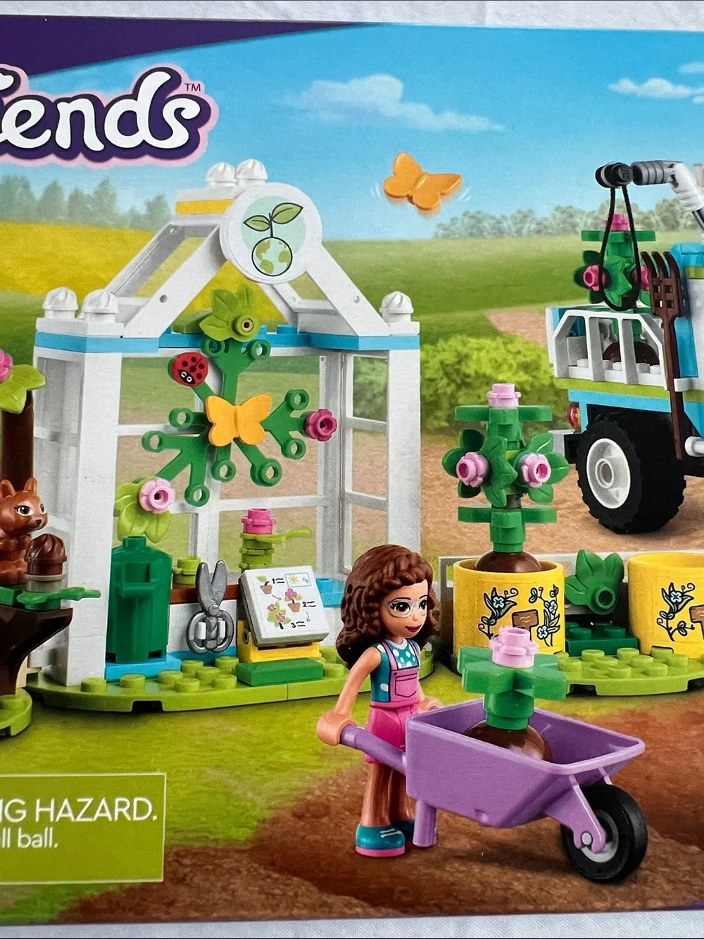Lego | Friends Tree-Planting Vehicle Set - Purple, Teal, Green, White, Yellow